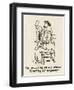 Quiet Music Practice-William Heath Robinson-Framed Art Print