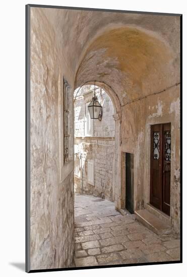 Quiet Passageway - Kotor, Montenegro-Laura DeNardo-Mounted Photographic Print