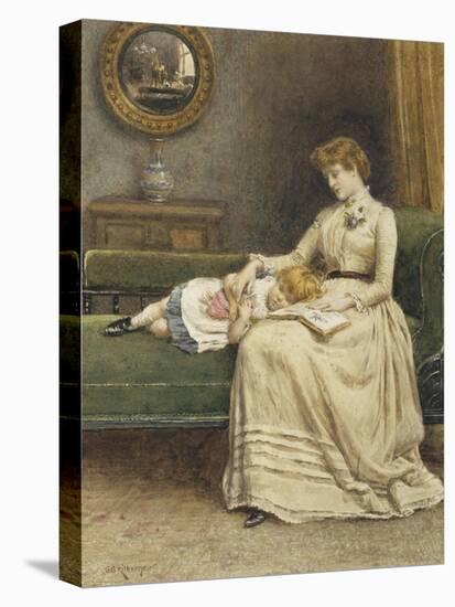 Quiet Read-George Goodwin Kilburne-Stretched Canvas