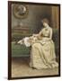 Quiet Read-George Goodwin Kilburne-Framed Giclee Print