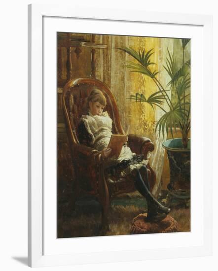 Quiet Read-Alfred Augustus Glendenning-Framed Giclee Print