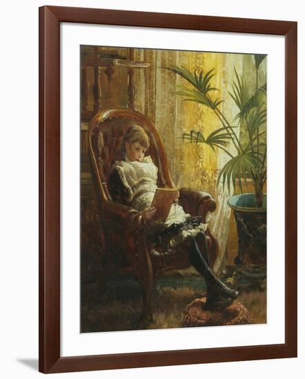 Quiet Read-Alfred Augustus Glendenning-Framed Giclee Print