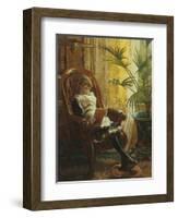 Quiet Read-Alfred Augustus Glendenning-Framed Giclee Print