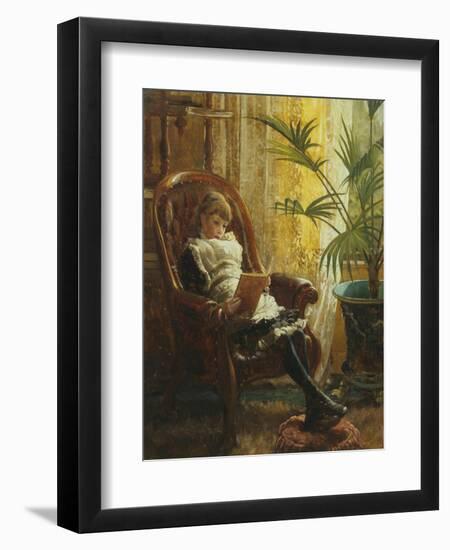 Quiet Read-Alfred Augustus Glendenning-Framed Giclee Print