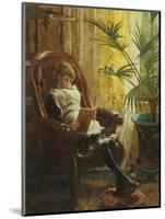 Quiet Read-Alfred Augustus Glendenning-Mounted Giclee Print