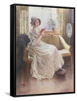 Quiet Read-William Blacklock-Framed Stretched Canvas