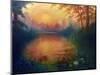 Quiet River, 2020 (Oil on Canvas)-Lee Campbell-Mounted Giclee Print
