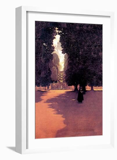 Quiet Scene-Maxfield Parrish-Framed Art Print