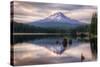 Quiet Time at Trillium Lake, Mount Hood Wilderness, Oregon-Vincent James-Stretched Canvas