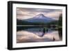 Quiet Time at Trillium Lake, Mount Hood Wilderness, Oregon-Vincent James-Framed Photographic Print