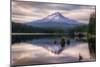 Quiet Time at Trillium Lake, Mount Hood Wilderness, Oregon-Vincent James-Mounted Photographic Print
