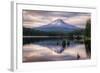 Quiet Time at Trillium Lake, Mount Hood Wilderness, Oregon-Vincent James-Framed Photographic Print