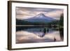 Quiet Time at Trillium Lake, Mount Hood Wilderness, Oregon-Vincent James-Framed Photographic Print