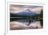 Quiet Time at Trillium Lake, Mount Hood Wilderness, Oregon-Vincent James-Framed Photographic Print