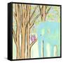 Quiet Time Elephant-Wyanne-Framed Stretched Canvas