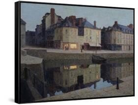 Quiet Twilight, Honfleur-Terrick Williams-Framed Stretched Canvas