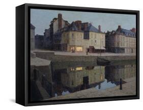 Quiet Twilight, Honfleur-Terrick Williams-Framed Stretched Canvas