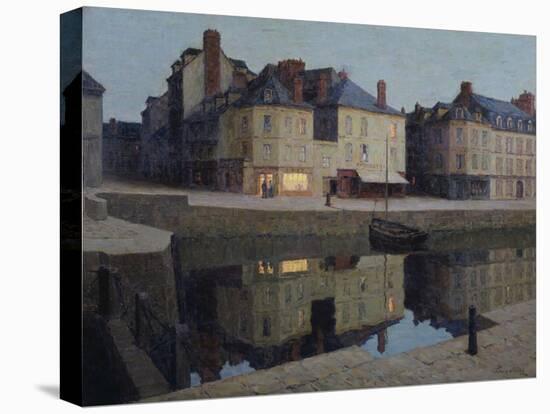 Quiet Twilight, Honfleur-Terrick Williams-Stretched Canvas