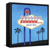 Quiet Vegas-Clayton Rabo-Framed Stretched Canvas