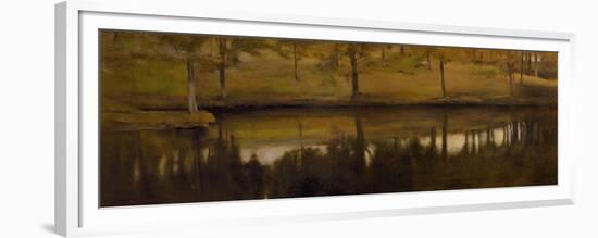 Quiet waters (1894)-Fernand Khnopff-Framed Giclee Print