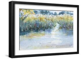 Quiet waters flow-Margaret Coxall-Framed Giclee Print