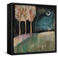 Quiet-Wyanne-Framed Stretched Canvas