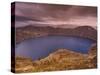 Quilatoa Crater Lake, Andes, Ecuador-Pete Oxford-Stretched Canvas