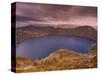 Quilatoa Crater Lake, Andes, Ecuador-Pete Oxford-Stretched Canvas