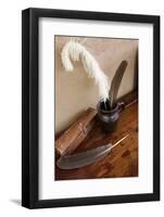 Quill pens ready for use, Santa Fe, New Mexico, Usa.-Julien McRoberts-Framed Photographic Print