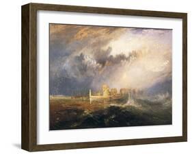 Quillebeuf, Mouth of the Seine-J. M. W. Turner-Framed Art Print