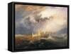 Quillebeuf, Mouth of the Seine-J. M. W. Turner-Framed Stretched Canvas