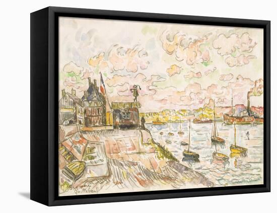 Quilleboeuf-Paul Signac-Framed Stretched Canvas