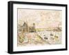 Quilleboeuf-Paul Signac-Framed Art Print