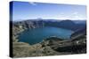 Quilotoa Loop, volcanic crater lake, Ecuador, South America-Peter Groenendijk-Stretched Canvas