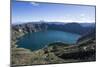 Quilotoa Loop, volcanic crater lake, Ecuador, South America-Peter Groenendijk-Mounted Photographic Print
