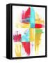 Quilt Like Pattern Abstract-Megan Aroon Duncanson-Framed Stretched Canvas