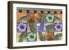 Quilt Palm Flower Mosaic-James Mazzotta-Framed Giclee Print