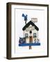 Quilt Shop Birdhouse-Debbie McMaster-Framed Giclee Print