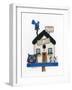 Quilt Shop Birdhouse-Debbie McMaster-Framed Giclee Print