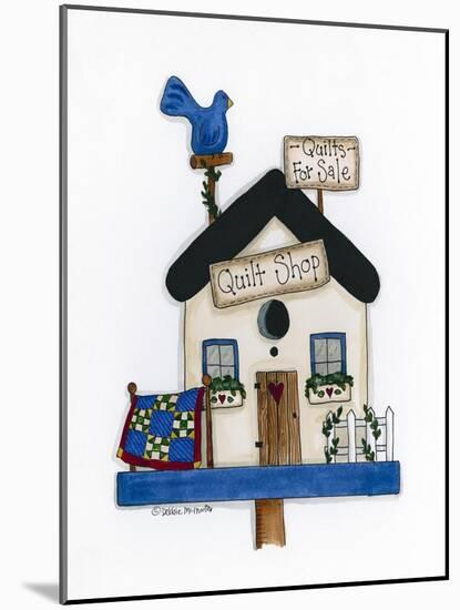 Quilt Shop Birdhouse-Debbie McMaster-Mounted Giclee Print