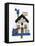 Quilt Shop Birdhouse-Debbie McMaster-Framed Stretched Canvas