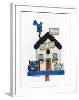 Quilt Shop Birdhouse-Debbie McMaster-Framed Giclee Print