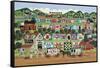 Quilt Valley Farm-Anthony Kleem-Framed Stretched Canvas