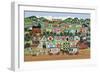 Quilt Valley Farm-Anthony Kleem-Framed Premium Giclee Print