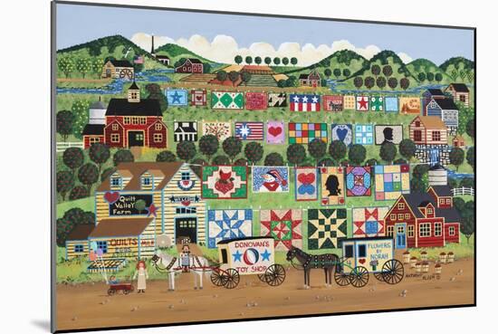 Quilt Valley Farm-Anthony Kleem-Mounted Giclee Print