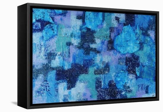 Quilted Ocean-Tyson Estes-Framed Stretched Canvas