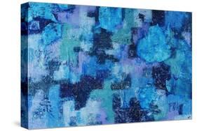 Quilted Ocean-Tyson Estes-Stretched Canvas