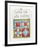 Quilters Make Better Comforters-Debbie McMaster-Framed Giclee Print