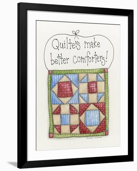 Quilters Make Better Comforters-Debbie McMaster-Framed Giclee Print