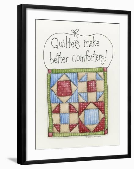 Quilters Make Better Comforters-Debbie McMaster-Framed Giclee Print